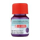 Materiais Belas Artes - Tinta Opaca Vidro e Porcelana Violeta Metalico 8203, 30 ml. Artcreation | totenart.com