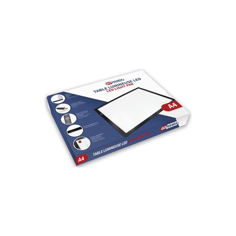 Materiais Belas Artes - Mesa de luz led LIGHT PAD A4, Go Manga  | totenart.com