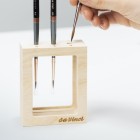 Materiais Belas Artes - Conjunto de 3 pincéis Kolinsky Red Sable de cabo curto, Miniature Maestro, Da Vinci (cabelo curto) | tot