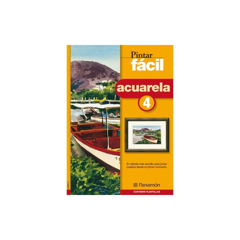 Materiais Belas Artes - Livro de Aguarela Easy Painting 4 , Parramon, em Espanhol | totenart.com