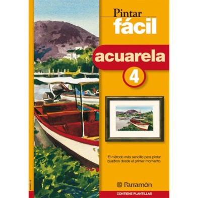 Materiais Belas Artes - Livro de Aguarela Easy Painting 4 , Parramon, em Espanhol | totenart.com