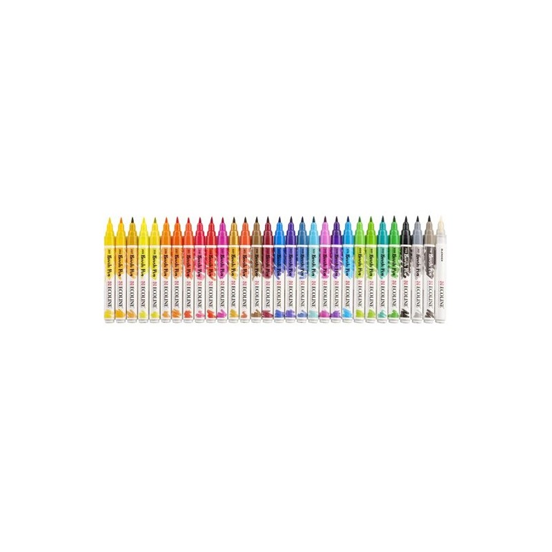 Materiais Belas Artes - Set Marcador Aquarela Ecoline Brush Pen 30 ud | totenart.com