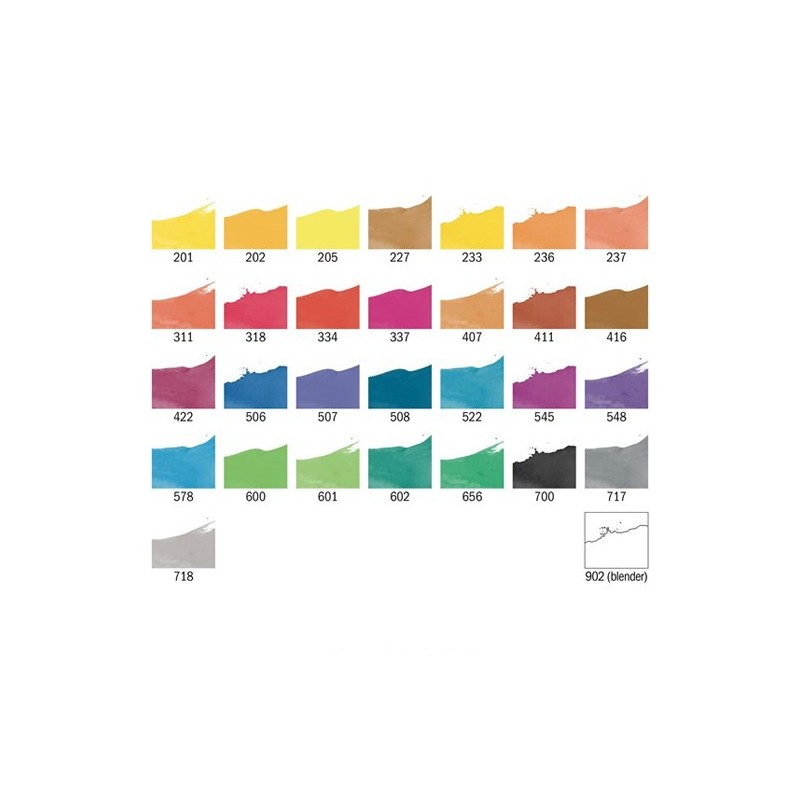 Materiais Belas Artes - Set Marcador Aquarela Ecoline Brush Pen 30 ud | totenart.com