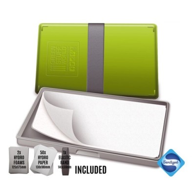 Materiais Belas Artes - Paleta molhada com tampa, 50 folhas, Green Stuff World (18,2 x 13,2 cm) | totenart.com