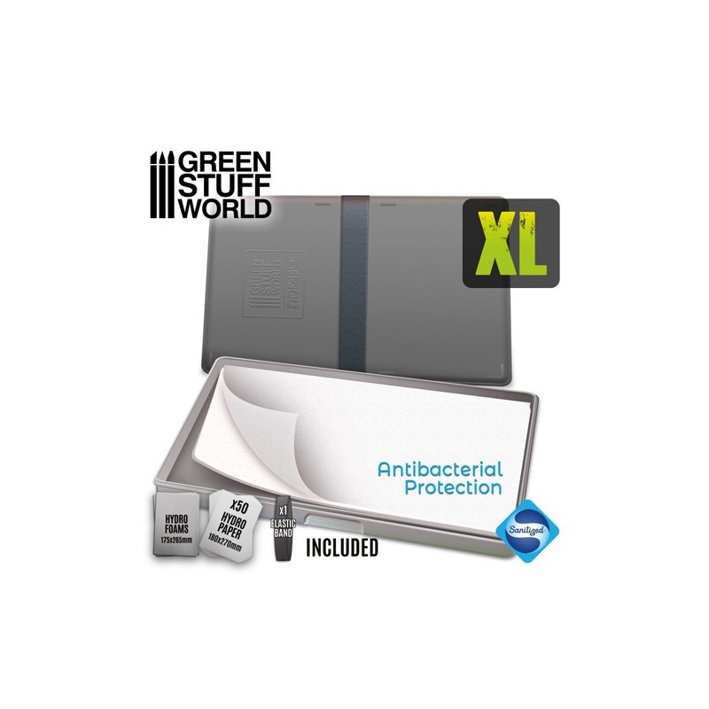 Materiais Belas Artes - Paleta molhada XL com tampa, 50 folhas, Green Stuff World (19 x 28 cm) | totenart.com