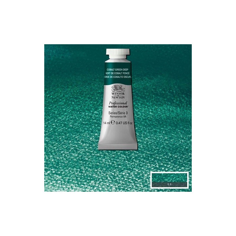 Materiais Belas Artes - Aquarela Artist Verde cobalto escuro 14 ml, W N 185 | totenart.com