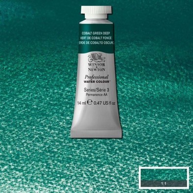 Materiais Belas Artes - Aquarela Artist Verde cobalto escuro 14 ml, W N 185 | totenart.com