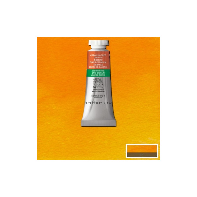 Materiais Belas Artes - Aquarela Artist Laranja Sem Cadmio 14 ml, W N 890 | totenart.com