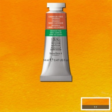 Materiais Belas Artes - Aquarela Artist Laranja Sem Cadmio 14 ml, W N 890 | totenart.com