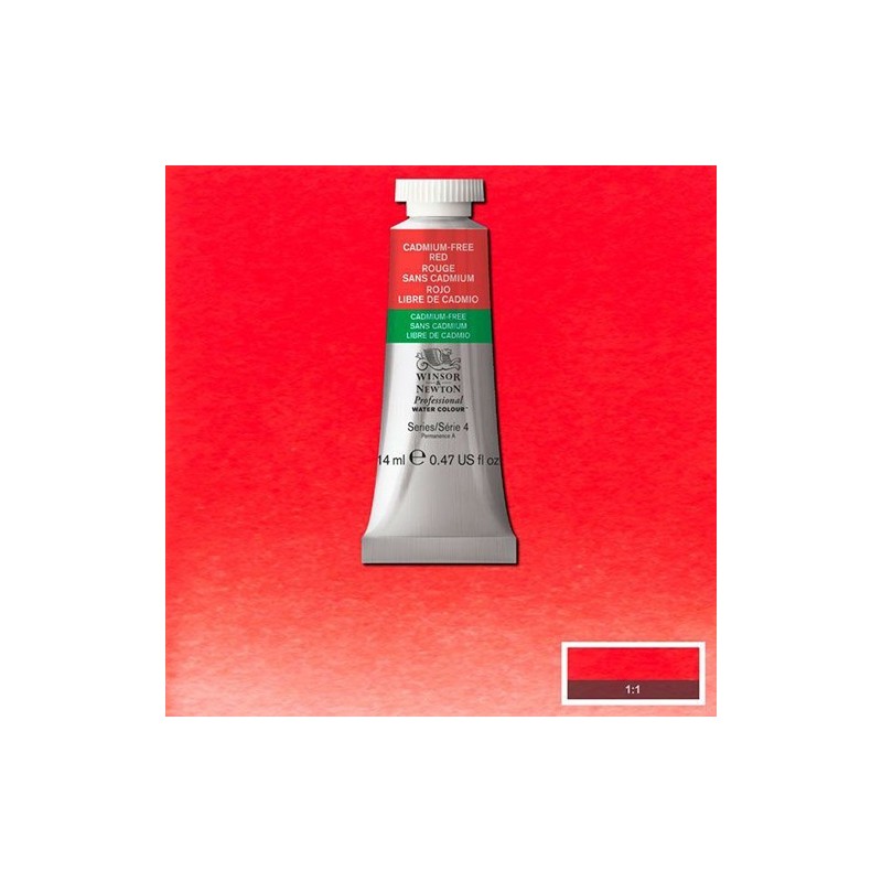 Materiais Belas Artes - Aquarela Artist Vermelho Sem Cadmio 14 ml, W N 901 | totenart.com