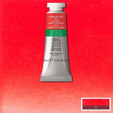 Materiais Belas Artes - Aquarela Artist Vermelho Sem Cadmio 14 ml, W N 901 | totenart.com
