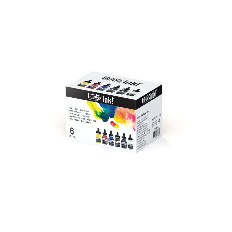 Materiais Belas Artes - Set 6 cores esenciales, Liquitex | totenart.com