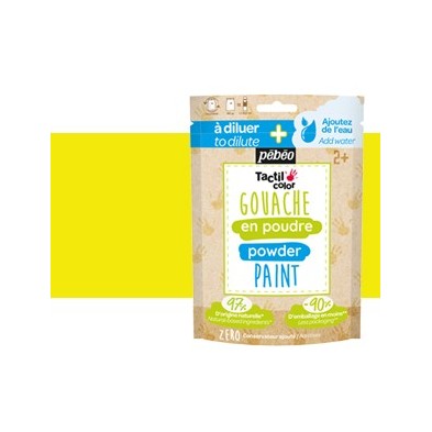 Materiais Belas Artes - Guache em pó Amarelo, saco 100 gr. Pebeo | totenart.com