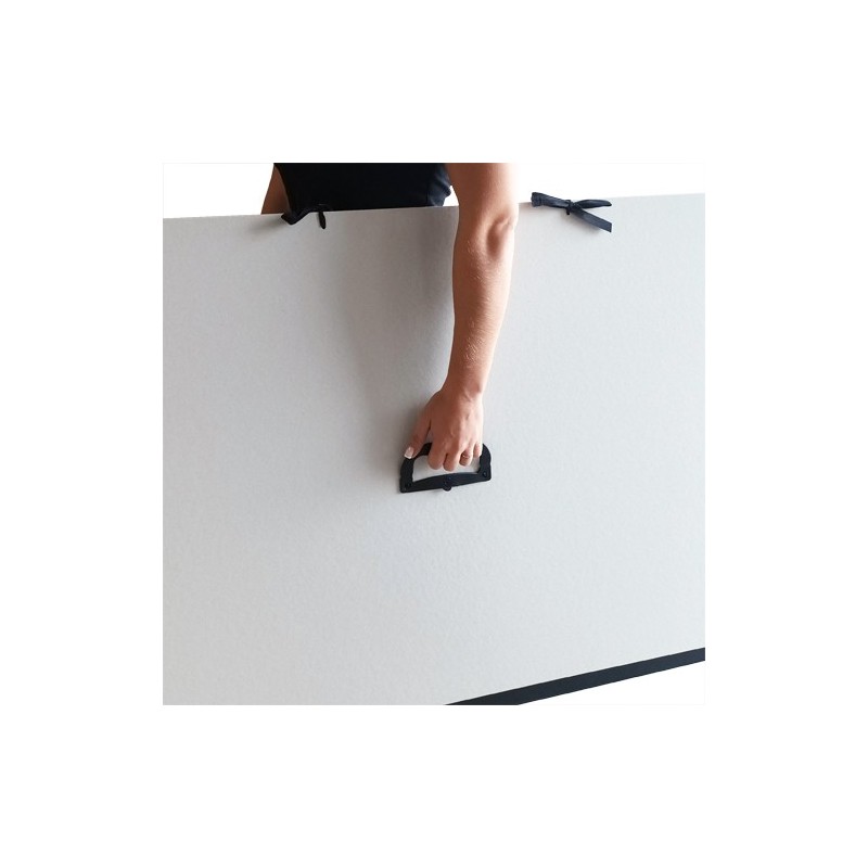 Materiais Belas Artes - Pasta Precision Totenart 2,5 mm. cinza natural 75x105 com alça | totenart.com