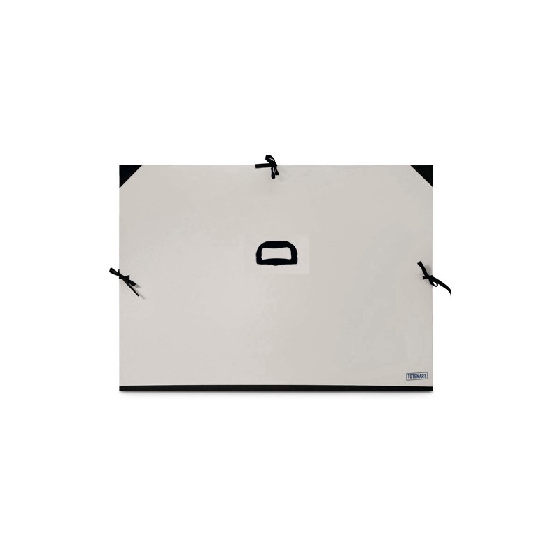 Materiais Belas Artes - Pasta Precision Totenart 2,5 mm. cinza natural 75x105 com alça | totenart.com