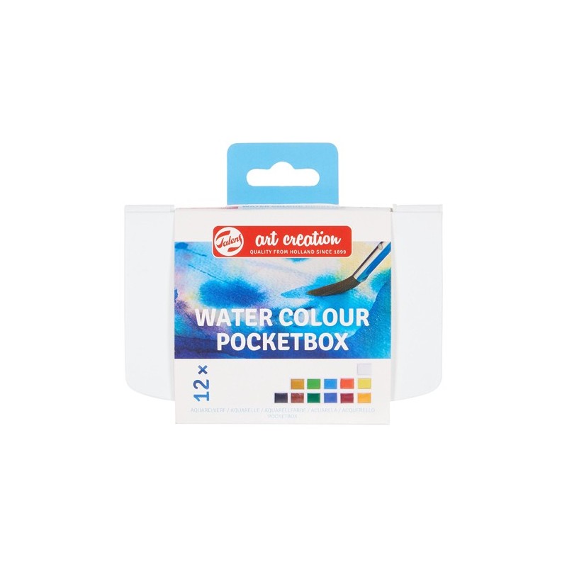 Materiais Belas Artes - Caixa com 12 aquarelas Van Gogh 1/2 godet e pincel | totenart.com