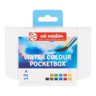Materiais Belas Artes - Caixa com 12 aquarelas Van Gogh 1/2 godet e pincel | totenart.com
