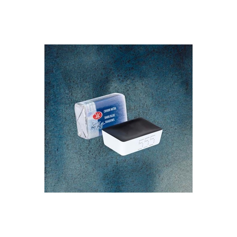 Materiais Belas Artes - Aquarelas White Nights em godet Dark Blue Shadows 555 | totenart.com