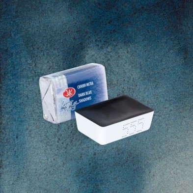 Materiais Belas Artes - Aquarelas White Nights em godet Dark Blue Shadows 555 | totenart.com