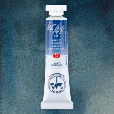 Materiais Belas Artes - Aquarelas White Nights no tubo 10 ml. Dark Blue Shadows 555 | totenart.com