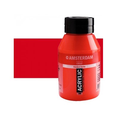 Materiais Belas Artes - Acrilico Amsterdam Vermelo Naftol Meio 1000 ml. | totenart.com