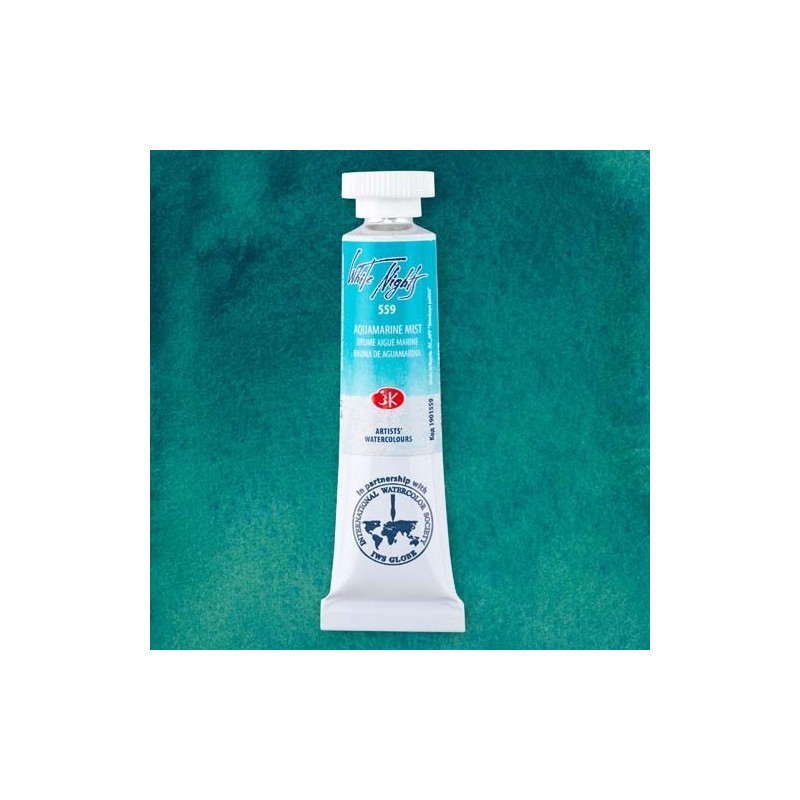 Materiais Belas Artes - Aquarelas White Nights no tubo 10 ml. Aquamarine Mist 559 | totenart.com