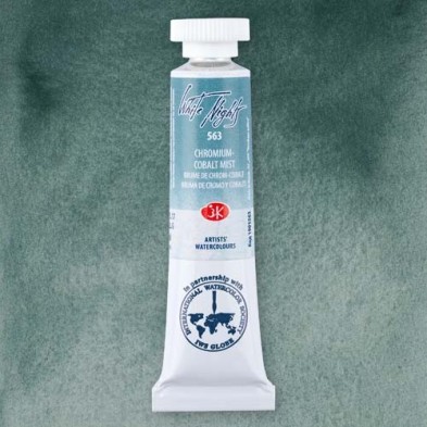 Materiais Belas Artes - Aquarelas White Nights no tubo 10 ml. Chromium Cobalt Mist 563 | totenart.com