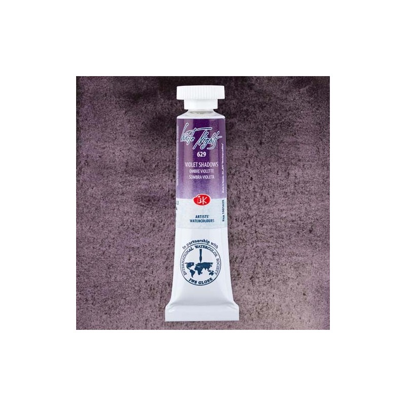 Materiais Belas Artes - Aquarelas White Nights no tubo 10 ml. Violet Shadows 629 | totenart.com