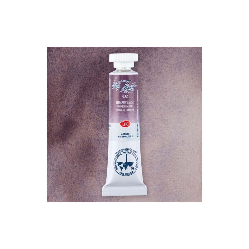Materiais Belas Artes - Aquarelas White Nights no tubo 10 ml. Hematite Mist 632 | totenart.com