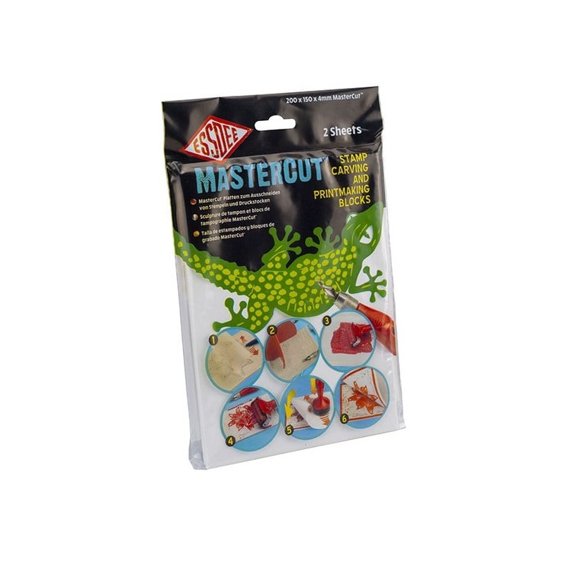 Materiais Belas Artes - MasterCut Carving Block 200x150x4mm (Pack de 2) ESSDEE | totenart.com