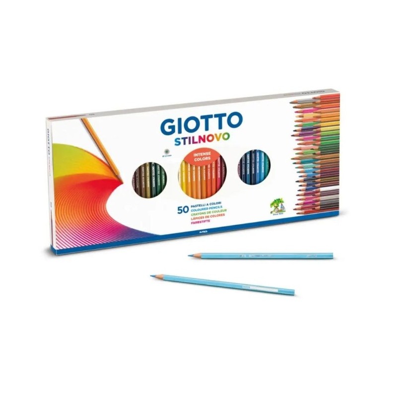 Material Bellas Artes – pintura-y-dibujo - Giotto Stilnovo: Conjunto de 50 lápis de cor | totenart.com