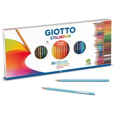 Material Bellas Artes – pintura-y-dibujo - Giotto Stilnovo: Conjunto de 50 lápis de cor | totenart.com