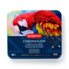 Materiais Belas Artes - Caixa lápis Derwent Chromaflow, 48 cores | totenart.com