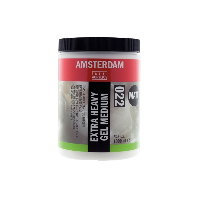Materiais Belas Artes - Gel Extra Espeso Mate 022, Amsterdam 1 L | totenart.com