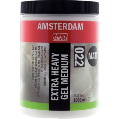 Materiais Belas Artes - Gel Extra Espeso Mate 022, Amsterdam 1 L | totenart.com