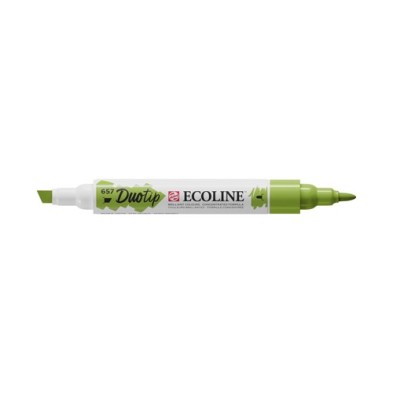 Materiais Belas Artes - Marcador Ecoline Duo Tip Bronze Green 657 | totenart.com