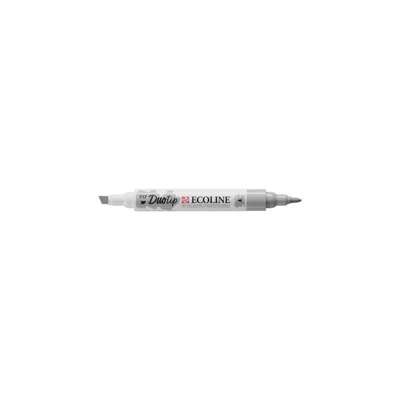 Materiais Belas Artes - Marcador Ecoline Duo Tip Cold Grey 717 | totenart.com