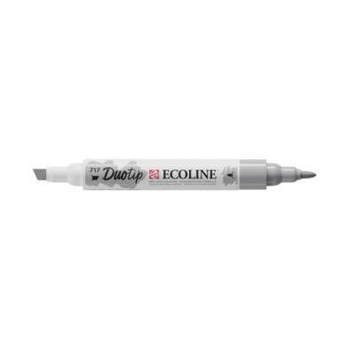 Materiais Belas Artes - Marcador Ecoline Duo Tip Cold Grey 717 | totenart.com