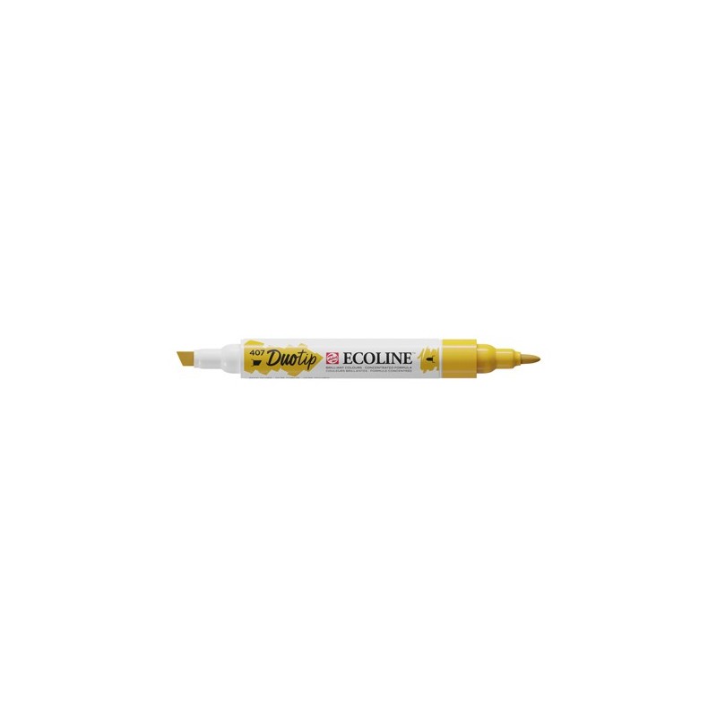 Materiais Belas Artes - Marcador Ecoline Duo Tip Deep Ochre 407 | totenart.com