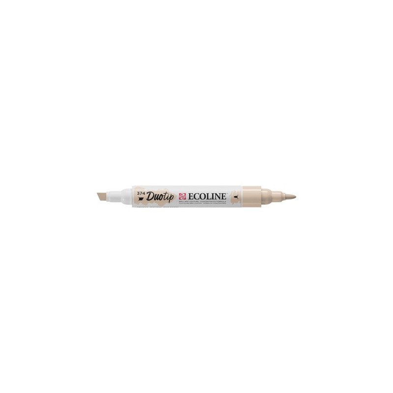 Materiais Belas Artes - Marcador Ecoline Duo Tip Pink Beige 374 | totenart.com