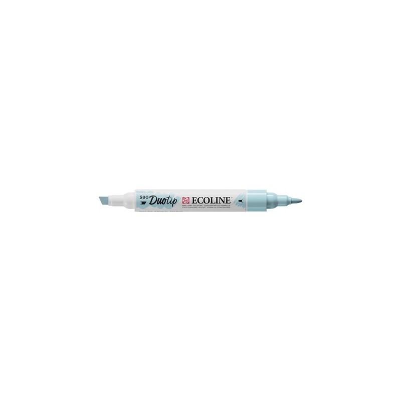 Materiais Belas Artes - Marcador Ecoline Duo Tip Pastel Blue 580 | totenart.com