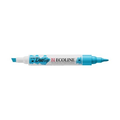Materiais Belas Artes - Marcador Ecoline Duo Tip Sky Blue Cyan 578 | totenart.com