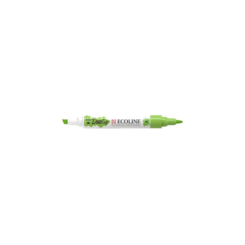 Materiais Belas Artes - Marcador Ecoline Duo Tip Spring Green 665 | totenart.com