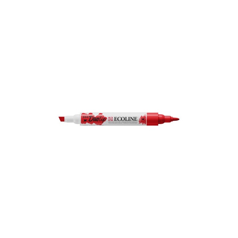 Materiais Belas Artes - Marcador Ecoline Duo Tip Scarlet 334 | totenart.com