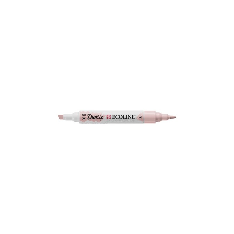 Materiais Belas Artes - Marcador Ecoline Duo Tip Pastel Red 381 | totenart.com