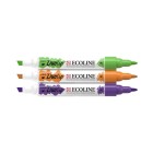 Materiais Belas Artes - Estojo Marcador Ecoline Marker  Duo Tip Secund.Set3 | totenart.com