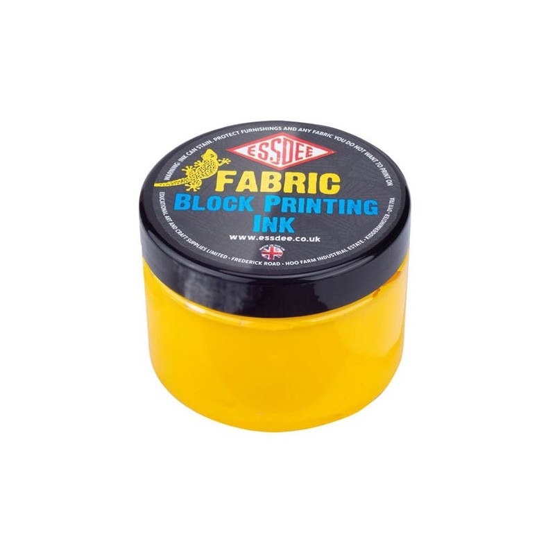 Materiais Belas Artes - Tinta Gravura em Tecido Essdee Yellow 150 ml. | totenart.com