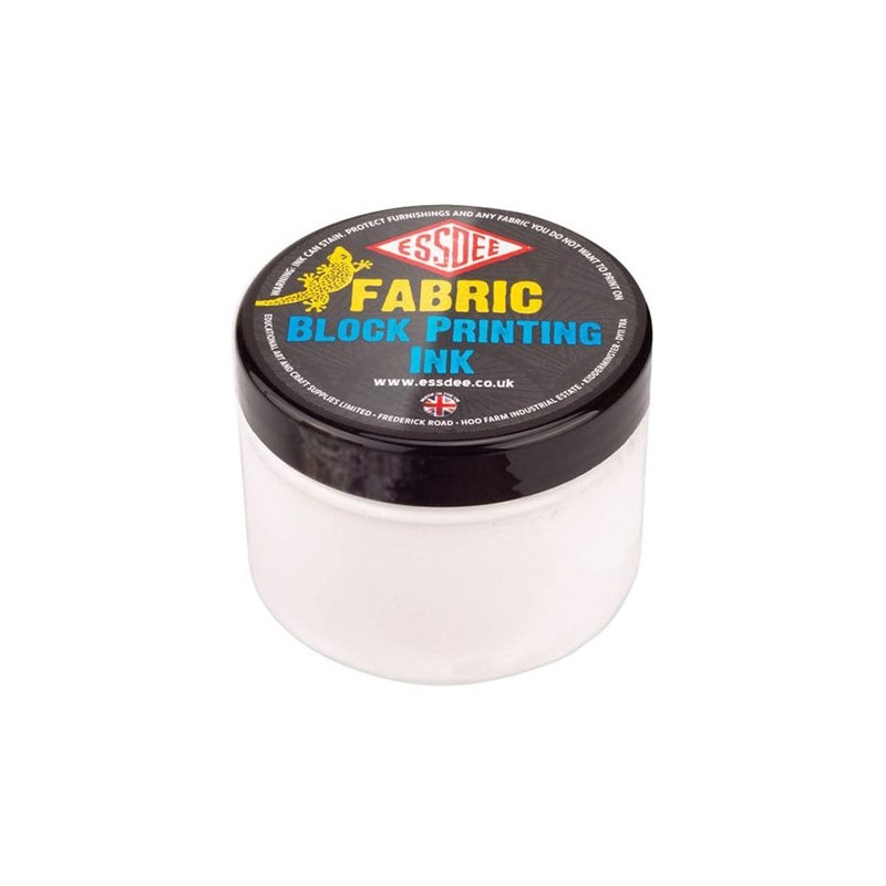 Materiais Belas Artes - Tinta Gravura em Tecido Essdee White 150 ml. | totenart.com