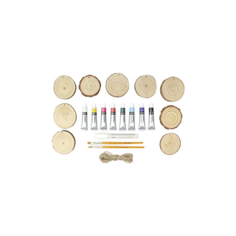 Oleo Van Gogh, caixa madeira, 10 cor.