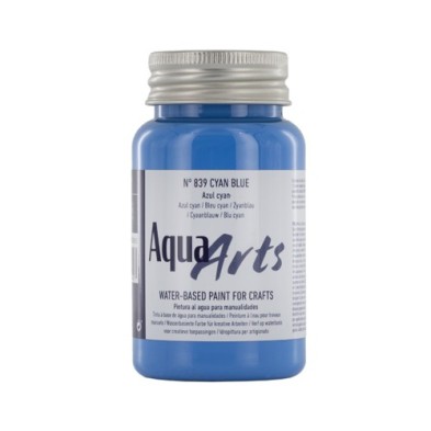 Materiais Belas Artes - Tinta Aqua Arts Titan Cyan Blue (839) 100 ml. | totenart.com